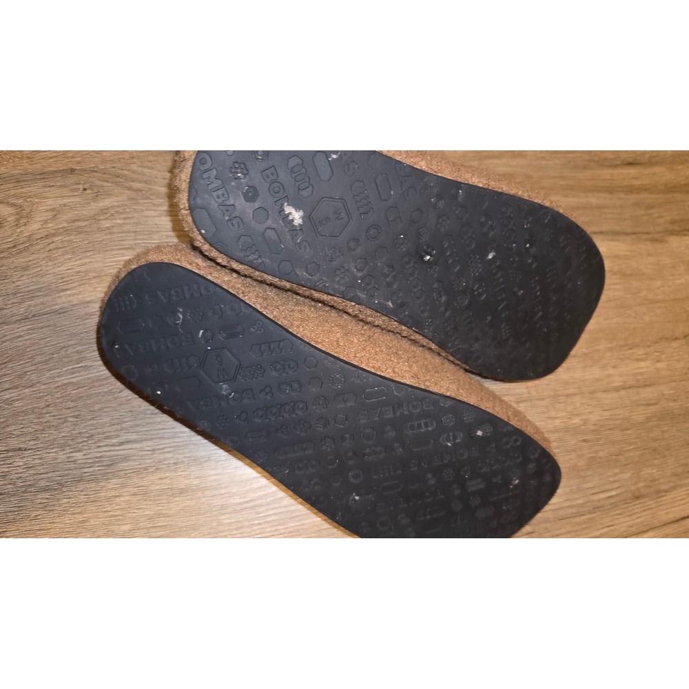 Bombas size 6 unday Slippers Fleece Camel Brown Slip On - Picture 6 of 7